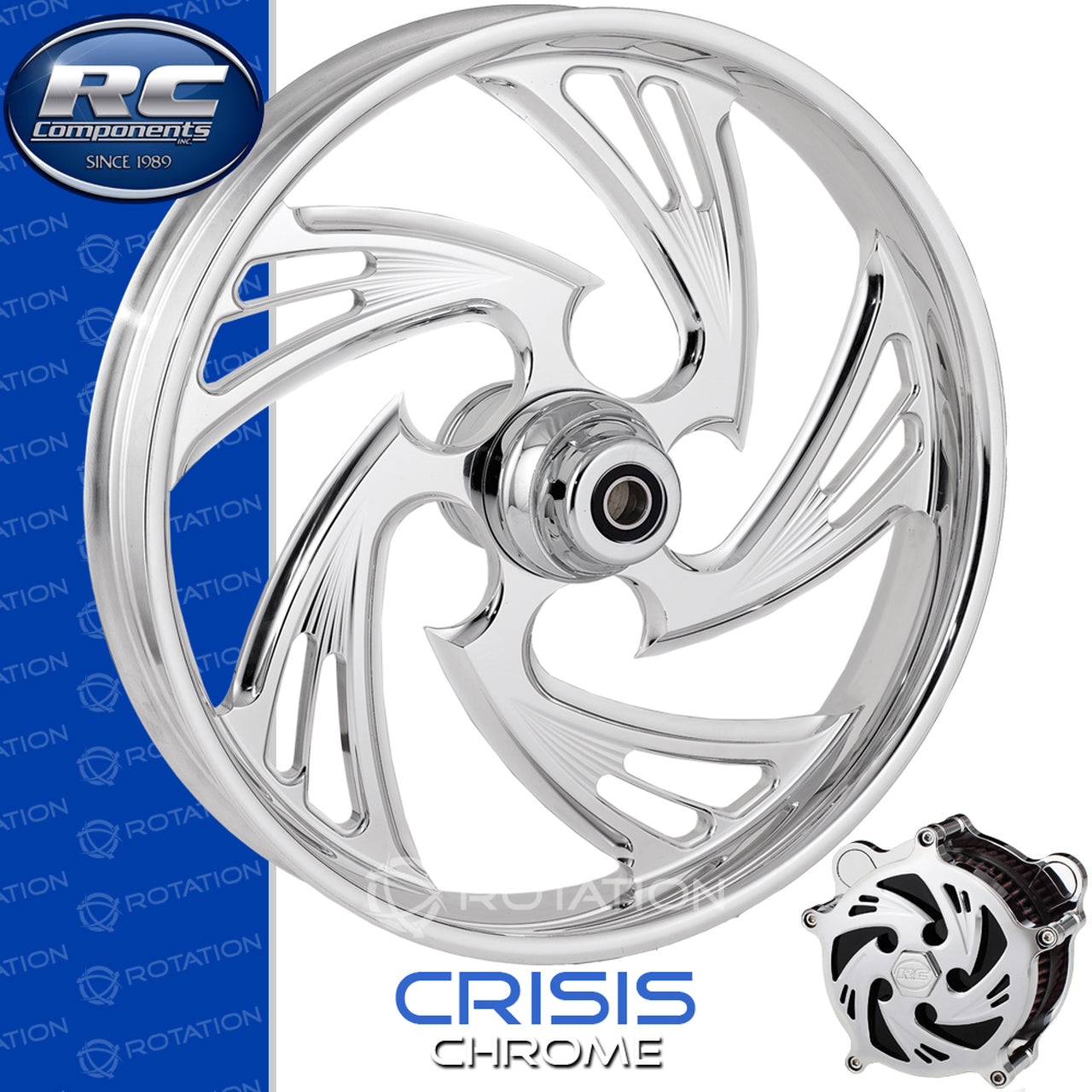 RC Components Crisis Chrome Touring Wheel
