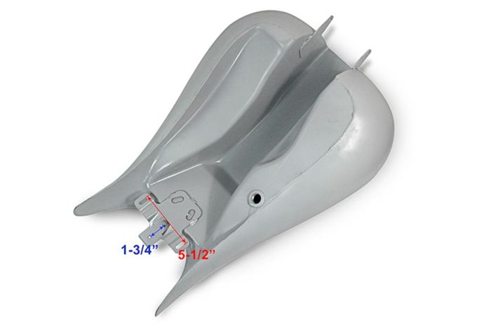 Stretched 6.6 Gallon Gas Tank for Harley® Touring '08-'23
