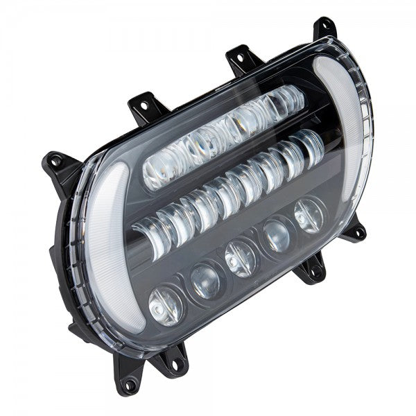 Advanblack "ATTACK" LED Headlight for 2015 &up Road Glide