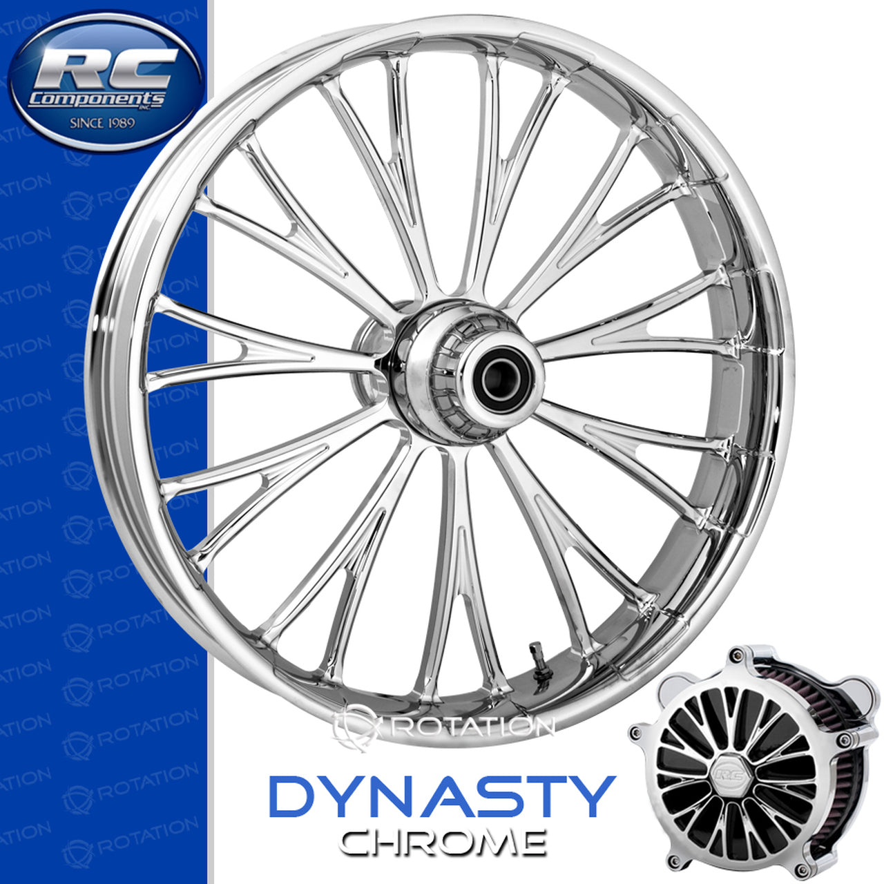 RC Components Dynasty Chrome Touring Wheel