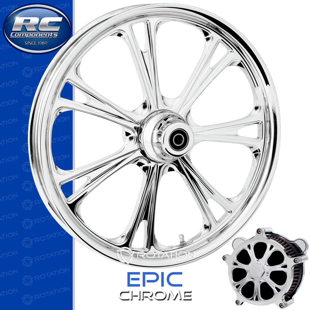 RC Components Epic Chrome Touring Wheel