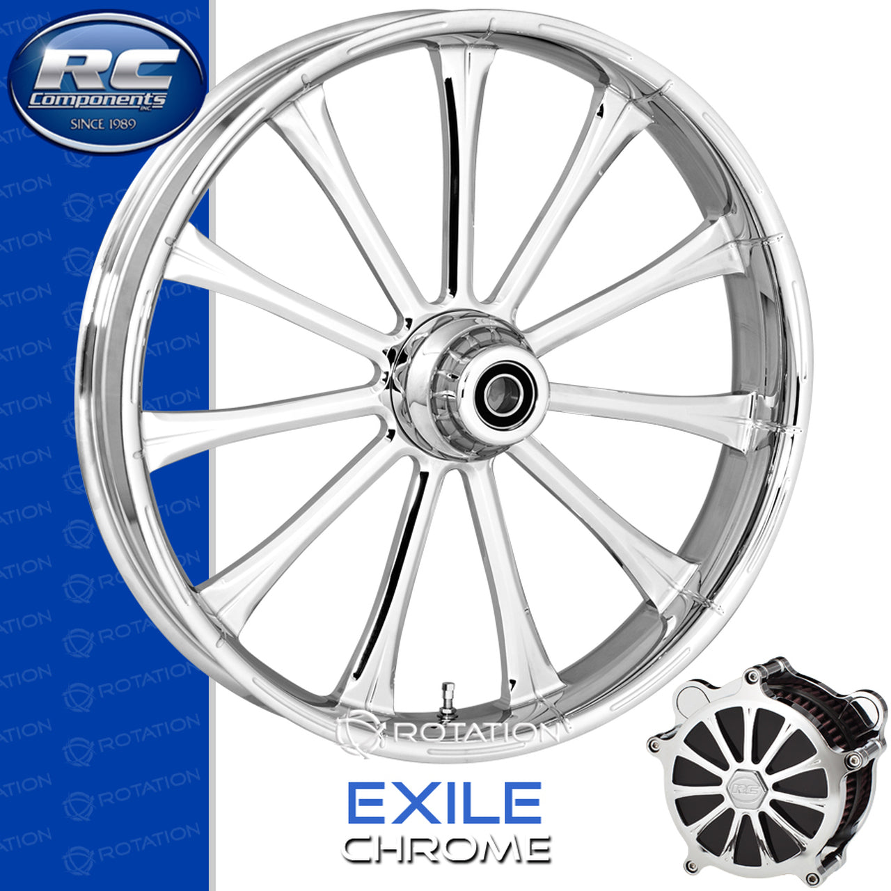 RC Components Exile Chrome Touring Wheel