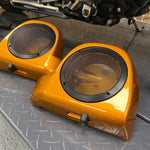 Load image into Gallery viewer, Speaker Grills for Harley® Touring Lower Vented Fairing 6.5&quot; Speaker Pods
