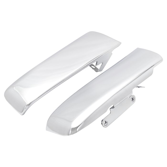 Solid Saddlebag Filler Strips in Chrome for Harley® Touring '14-'24