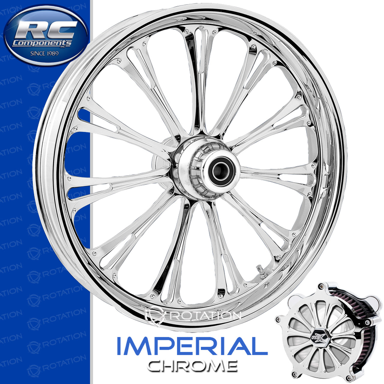 RC Components Imperial Chrome Touring Wheel