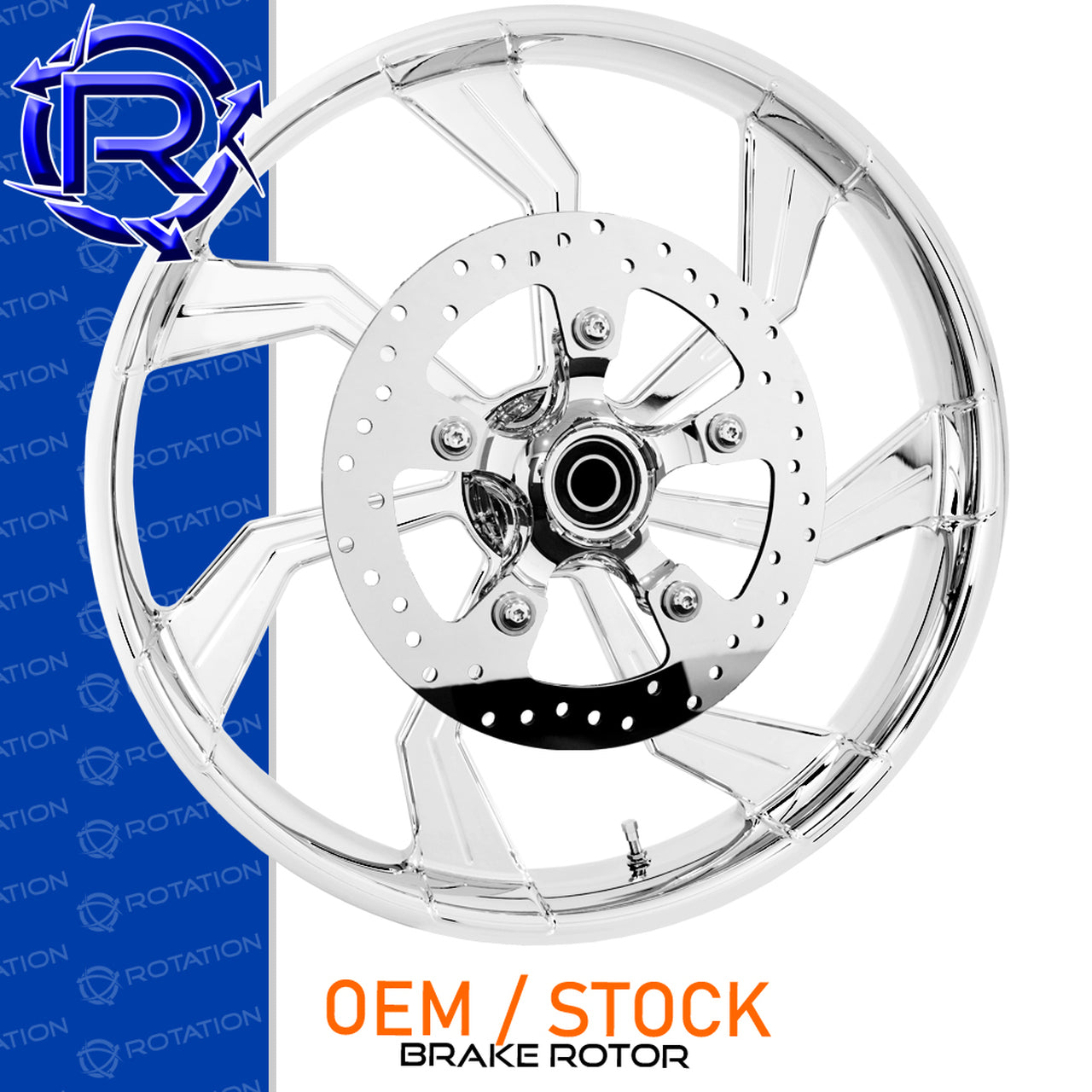 Rotation Jupiter Chrome Touring Wheel